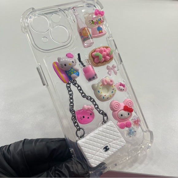 Kawaii Hello Kitty Junk Phone Case iPhone 14. 🫧🎀🍱🍡 - Picture 2 of 5